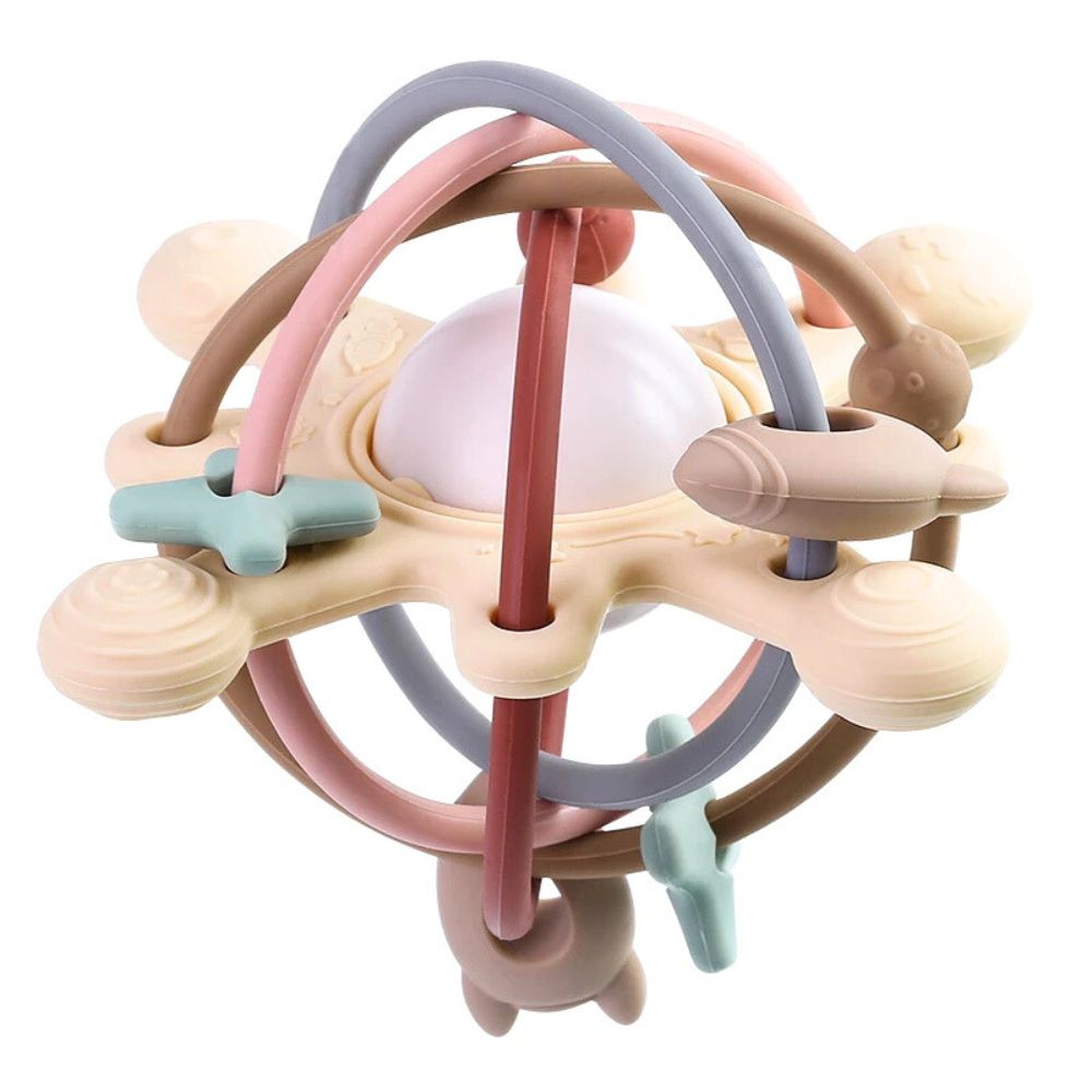 Dual - Sensory Silicone Rattle & Teether (3 - 12M) - Baby Teether from Senso - Blanky