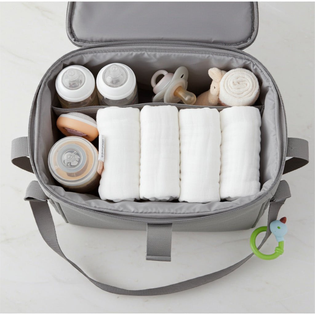 Multi - Use Ultra - Soft Muslin Squares (25x25cm) (Set of 2) White - Baby Care Essentials from Senso - Blanky