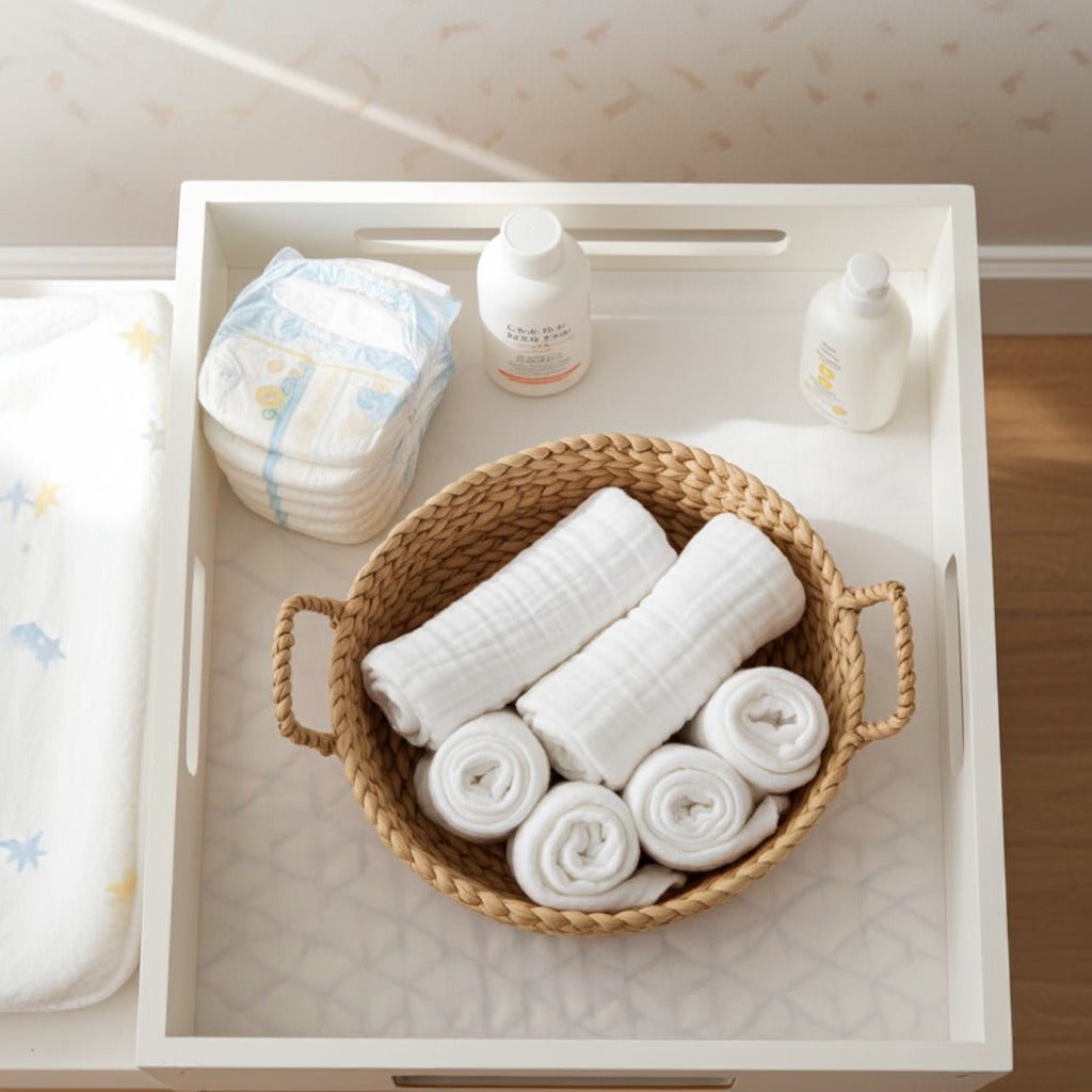 Multi - Use Ultra - Soft Muslin Squares (25x25cm) (Set of 2) White - Baby Care Essentials from Senso - Blanky