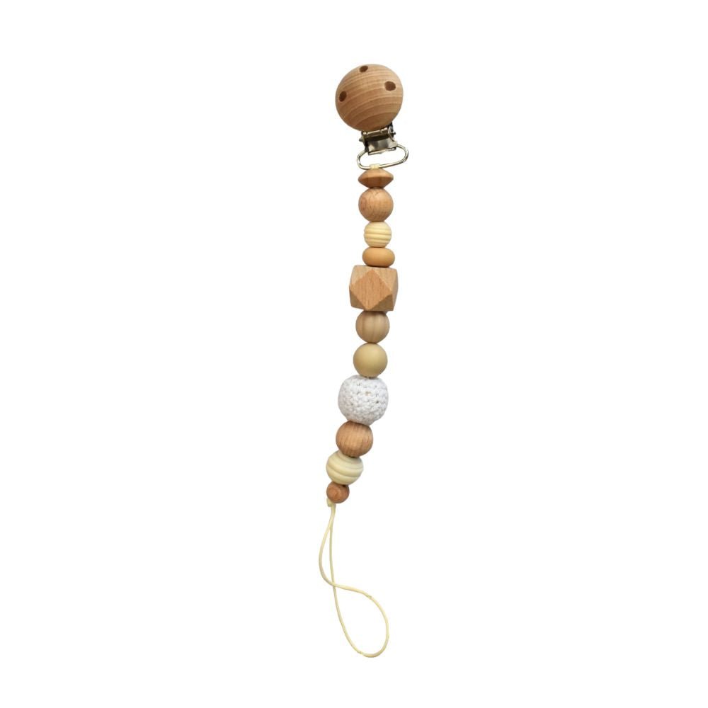 Senso - Grip Multi - Texture Dummy Clip (0M+) Multi - Tone White - Baby Care Essentials from Senso - Blanky