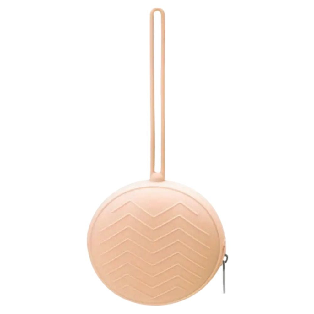 Silicone Dummy Case Peach Zipper - Baby Hygiene Accessory from Senso - Blanky
