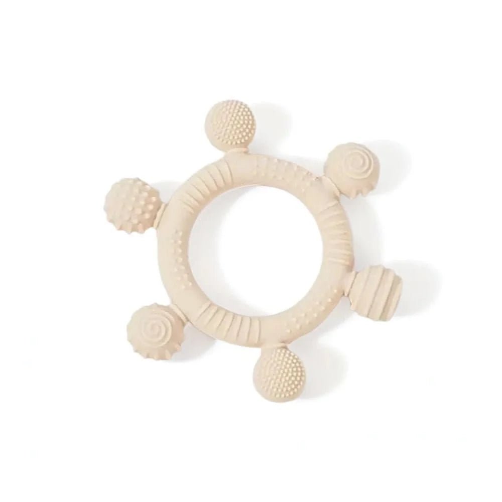 6 - Ball Silicone Sensory Teether & Gum Soother Dark Grey - Baby Teether from Senso - Blanky