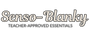 Senso-Blanky official brand logo with transparent background. Teacher-approved baby essentials that nurture baby's senses, handcrafted in South Africa.