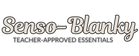 Senso-Blanky official brand logo with transparent background. Teacher-approved baby essentials that nurture baby's senses, handcrafted in South Africa.