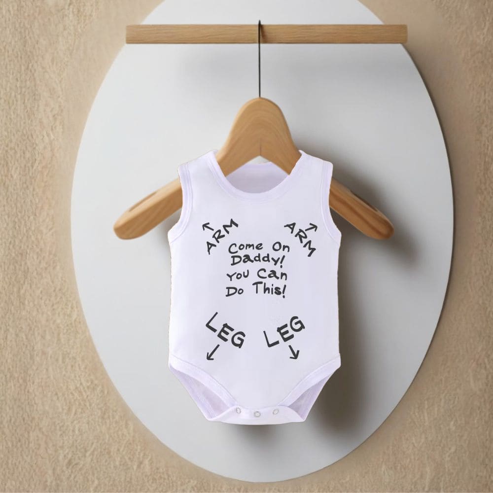 "Come On Daddy!" Onesie (44cm Bust) - Baby Safety & Clothing from Senso - Blanky