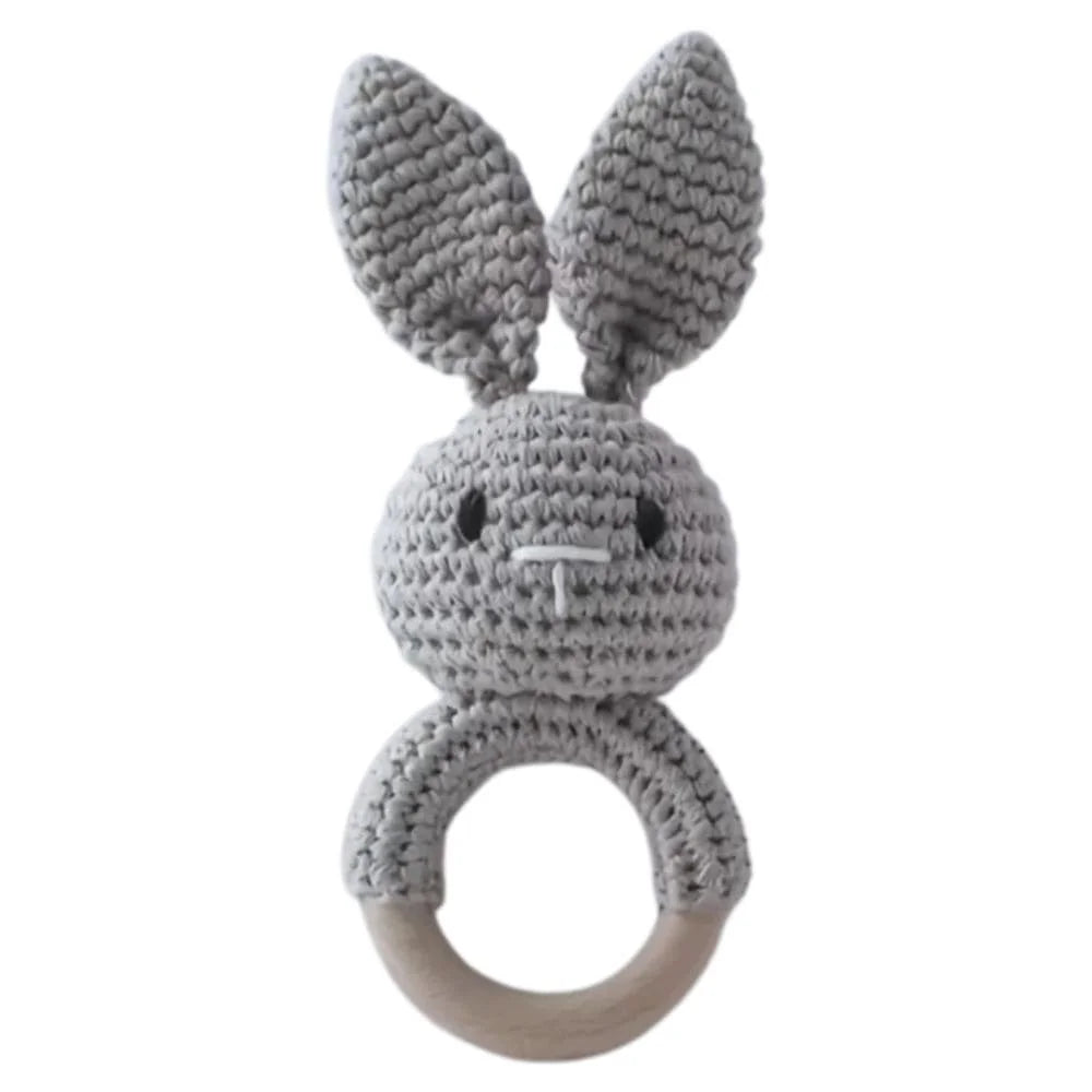 Crochet Animal Rattles (0M+) White Bunny - Rattles from Senso - Blanky