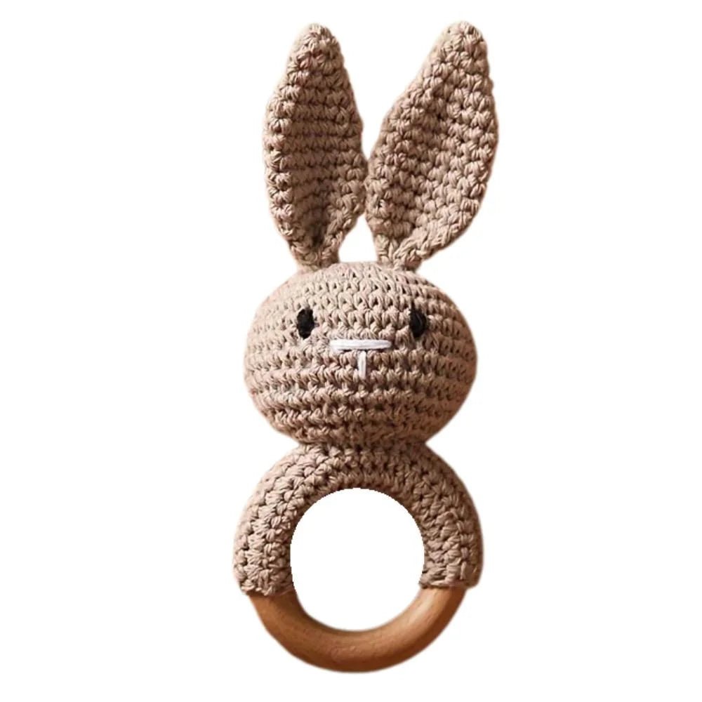 Crochet Animal Rattles (0M+) White Bunny - Rattles from Senso - Blanky