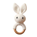 Crochet Animal Rattles (0M+) White Bunny - Rattles from Senso - Blanky