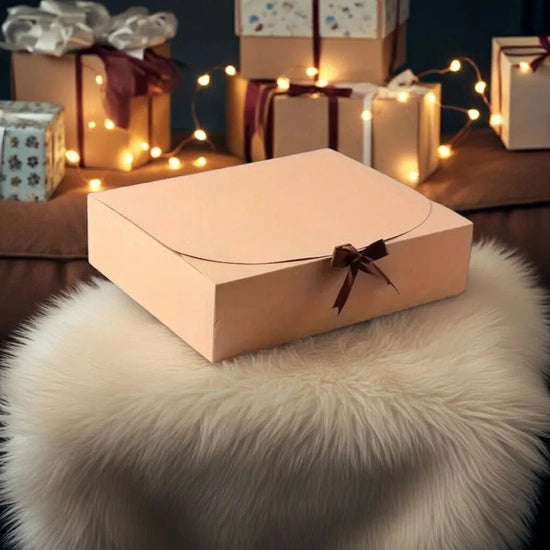 Kraft Paper Gift Box with Ribbon Accessory - Gift Box from Senso - Blanky