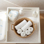 Multi - Use Ultra - Soft Muslin Squares (25x25cm) (Set of 2) White - Baby Care Essentials from Senso - Blanky