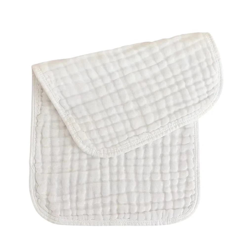Muslin Burping Cloth (25 x 45cm) White - Multi - use Cloths from Senso - Blanky
