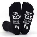 "New Dad Loading..." Mens's Novelty Grip Socks (1 Pair) - Daddy To Be from Senso - Blanky