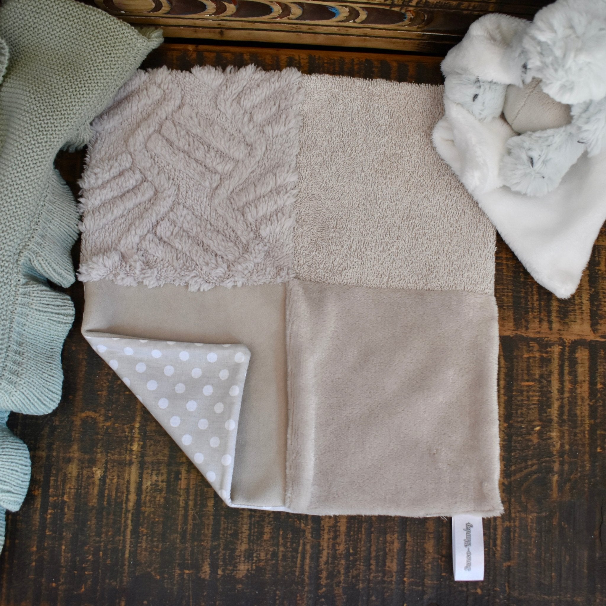 Senso - Blanky Nap - Time Blanket (0M+) Latte - Baby Security Blanket from Senso - Blanky
