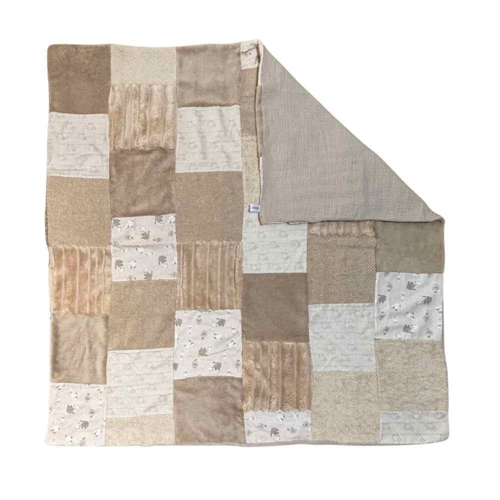 Senso - Blanky Play - Time Blanket (Newborn+) | Multi - tone Toffee - Baby Blanket & Swaddle from Senso - Blanky