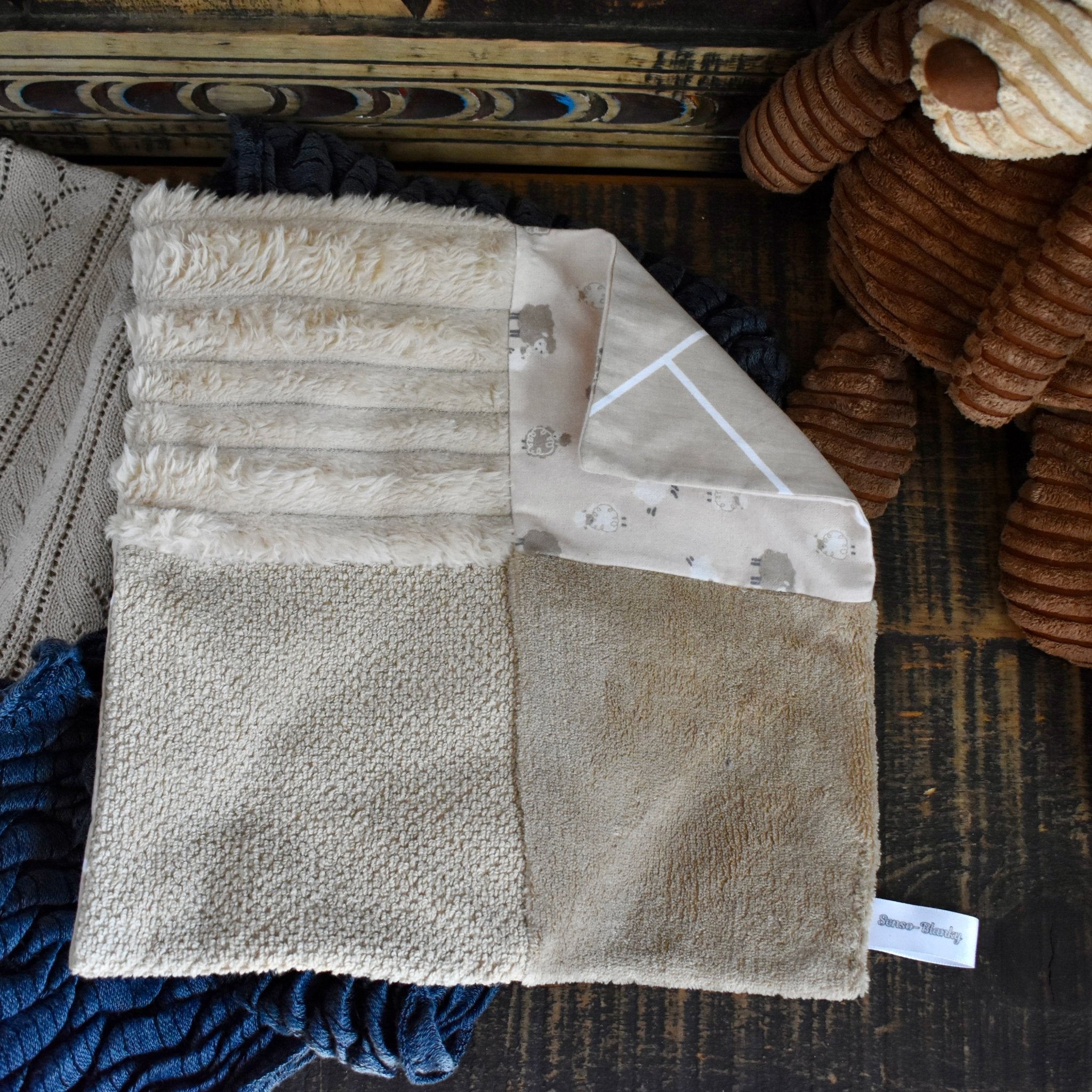 Senso - Blanky Sensory Gift Bundle (0 - 3M) - Latte - Baby Gift Set from Senso - Blanky
