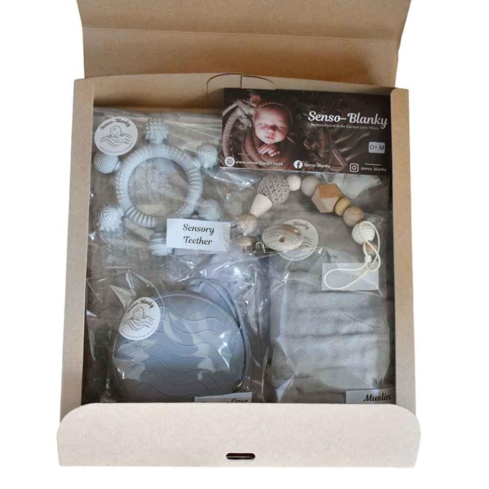 Senso - Blanky Sensory Gift bundle (3M+) - Grey - Baby Gift Set from Senso - Blanky