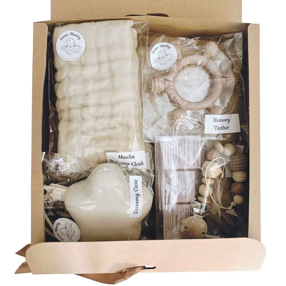 Senso - Blanky Sensory Gift Bundle (3M+) - Latte - Baby Gift Set from Senso - Blanky