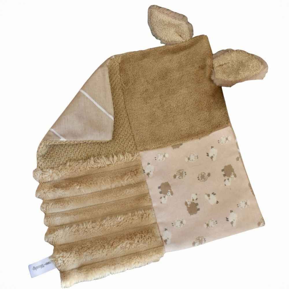 Senso - Blanky with Crinkle Ears (3M+) Grey - Baby Security Blanket from Senso - Blanky