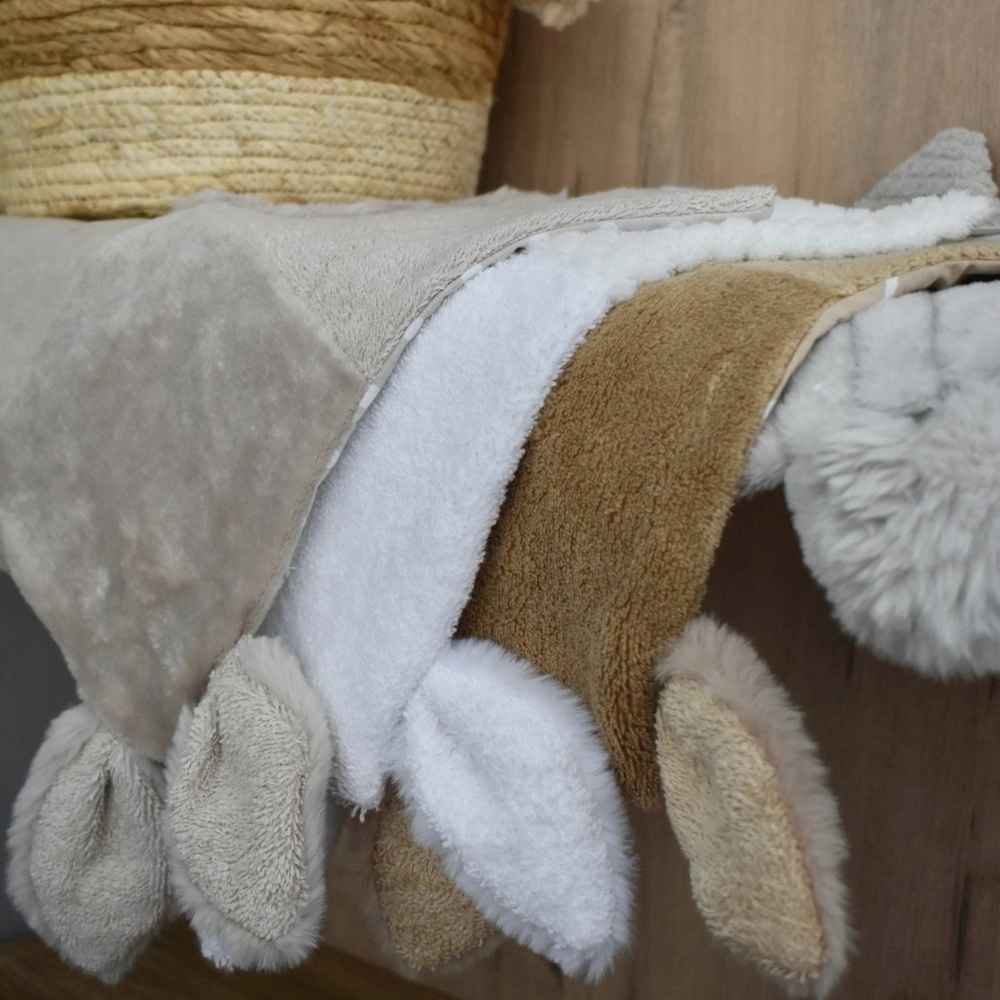 Senso - Blanky with Crinkle Ears (3M+) Grey - Baby Security Blanket from Senso - Blanky