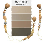 Senso - Grip Multi - Texture Dummy Clip (0M+) Multi - Tone Natural - Baby Care Essentials from Senso - Blanky