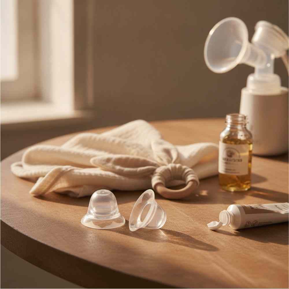 Silicone Nipple Corrector Set with Compact Storage Container - Baby Care Essentials from Senso-Blanky