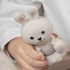Silicone Sensory Stacking Rings with Rabbit Topper Rabbit - Educational Baby Toy from Senso - Blanky