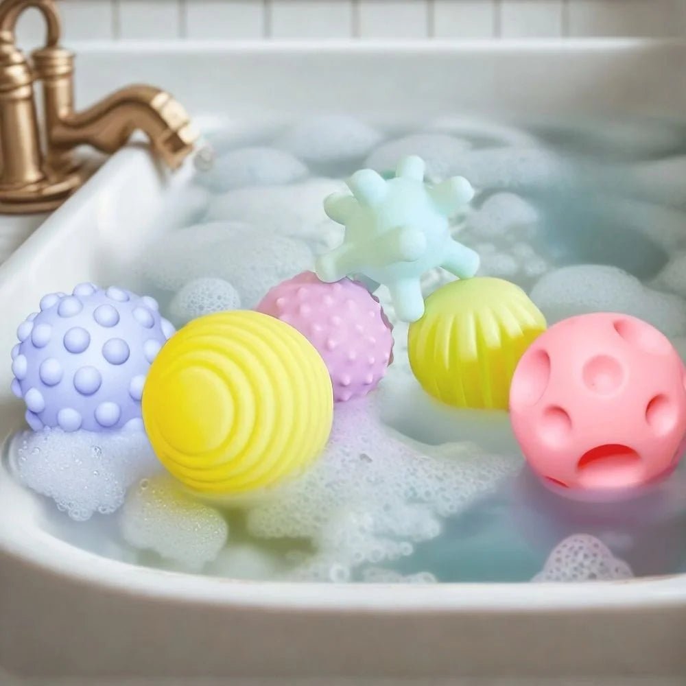 Silicone Touch & Play Sensory Balls (6 - Pack) - Baby Sensory Toy from Senso - Blanky