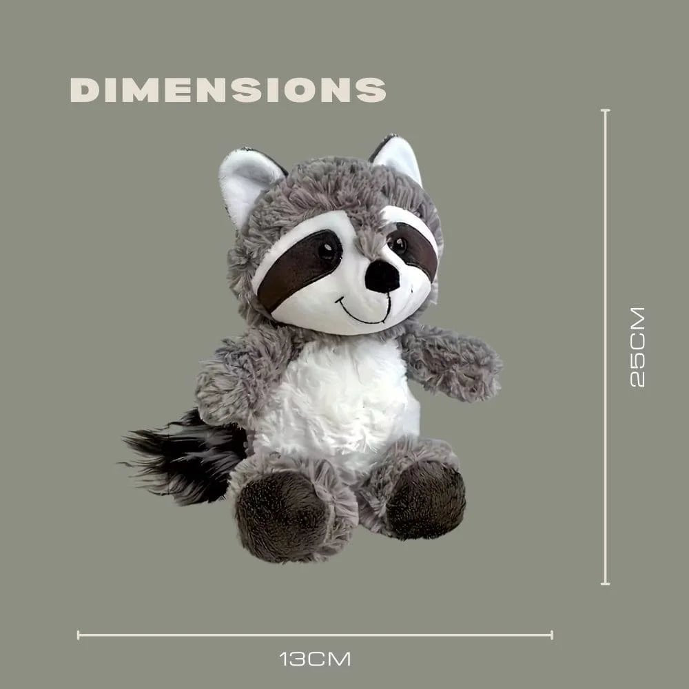Soft Plush Raccoon Toy (25cm) - Stuffed Animals & Plush Toys from Senso - Blanky