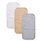 Ultra-absorbent Muslin Burping Cloth (25 x 45cm) Various colours available from Senso-Blanky