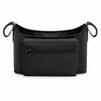 Universal Stroller Organizer Bag in Black with 3 separate compartments, available from Senso-Blanky