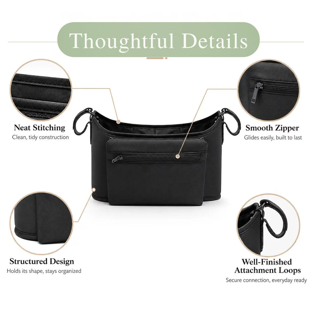 Universal Stroller Caddy, available from Senso-Blanky